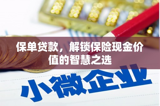路桥保单贷款，解锁保险现金价值的智慧之选