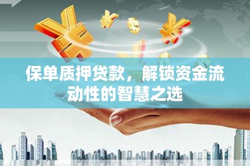 路桥保单质押贷款，解锁资金流动性的智慧之选