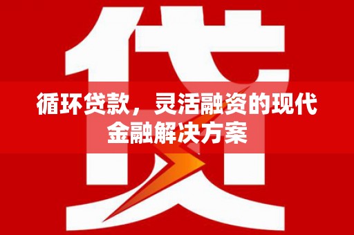 路桥循环贷款，灵活融资的现代金融解决方案