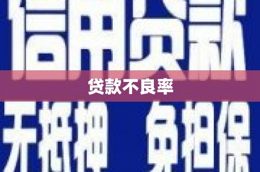 路桥贷款不良率