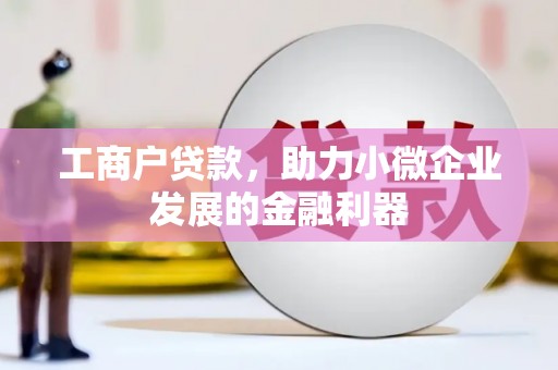 路桥工商户贷款，助力小微企业发展的金融利器