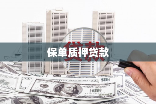 路桥保单质押贷款
