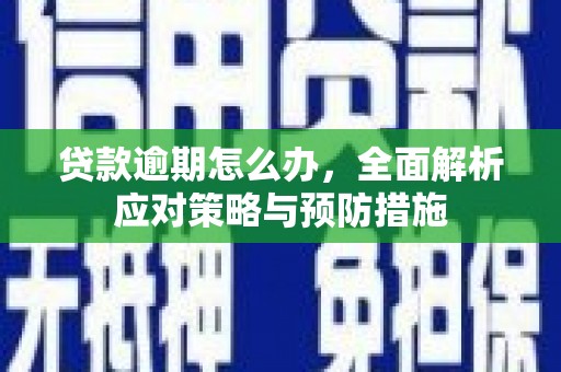 路桥贷款逾期怎么办，全面解析应对策略与预防措施