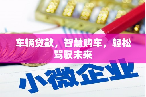 路桥车辆贷款，智慧购车，轻松驾驭未来