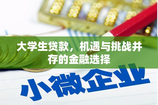 路桥大学生贷款，机遇与挑战并存的金融选择
